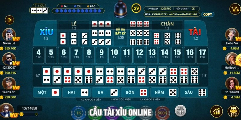 các cầu tài xỉu online